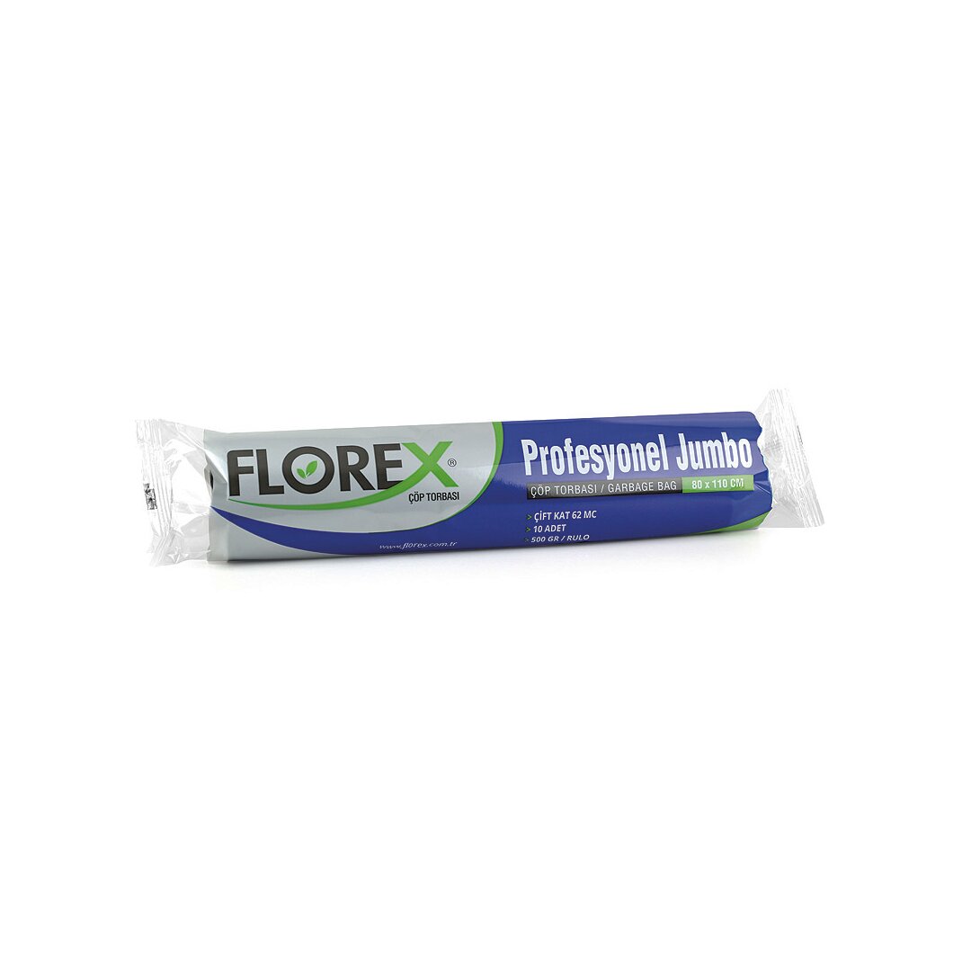 200 ADET FLOREX-515 PROFESYONEL JUMBO 10PCS 80X110CM.ÇÖP TORBA 20x10=200 (4887)