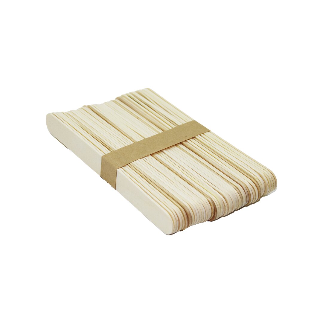 50 PCS NATUREL AHŞAP ELİŞİ ÇUBUK (4887)