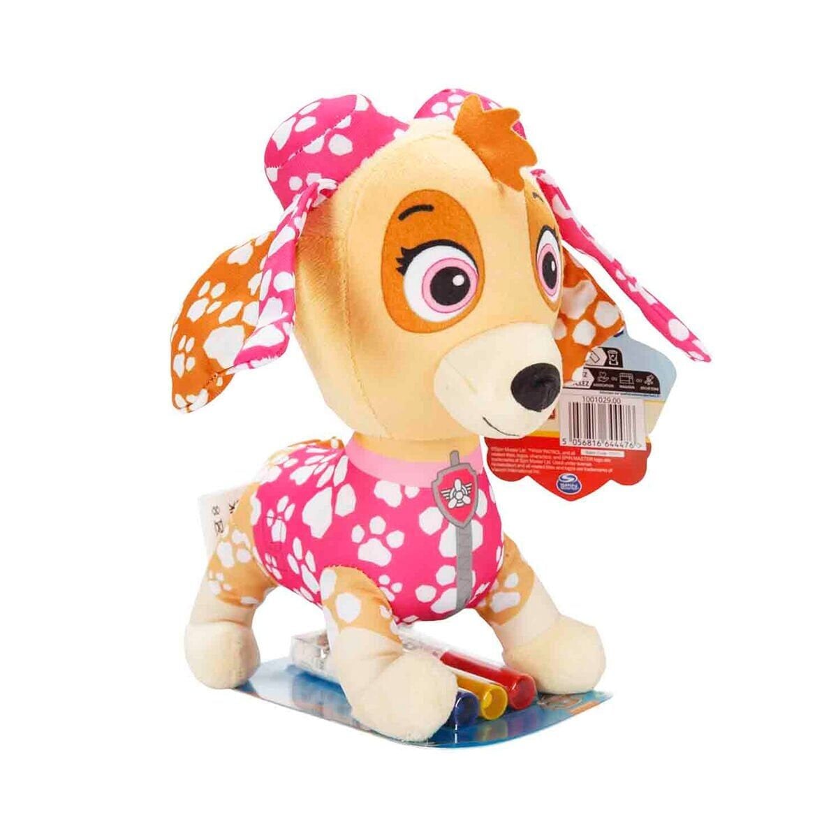 64446 SUN-HTI-SBR-FİGÜR PELUŞ PAW PATROL DOODLE PUPS BOYAMA KALEMLİ PAW - STOKTA OLAN GÖNDERİLİR