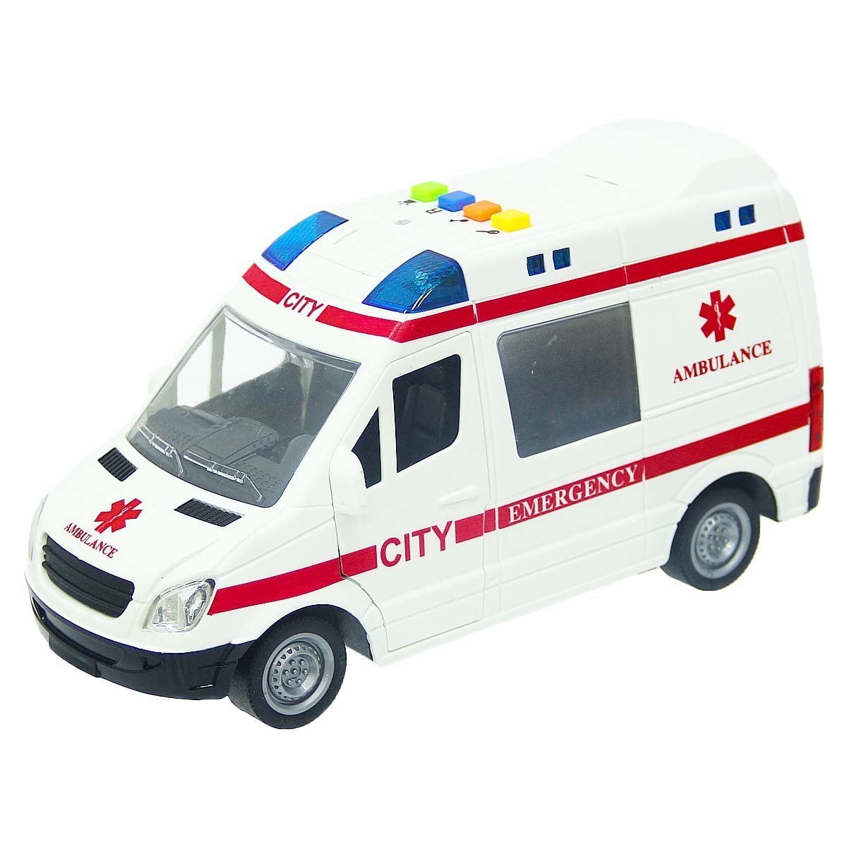 Sunman 1:16 Sesli ve Işıklı Şehir Kurtarma Araçları - 1 Adet Stokta Olan Gönderilir