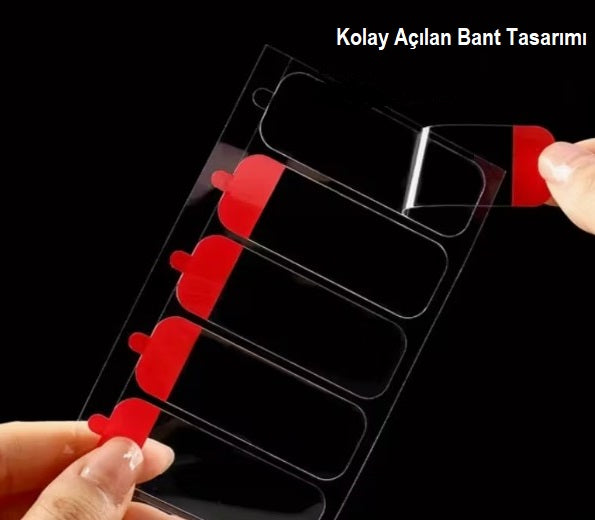 60 Parça Kolay Açılır Güçlü Çift Taraflı Bant 18mm*50mm (4887)