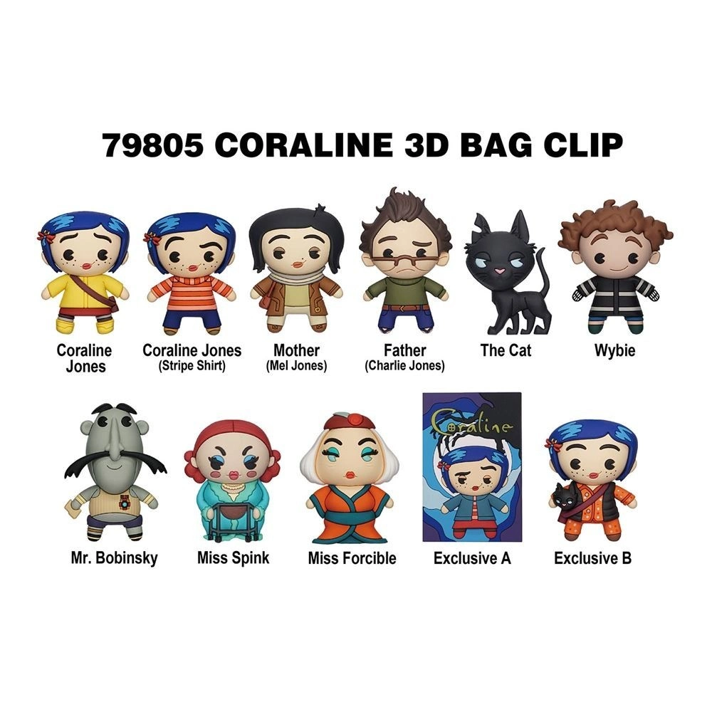 Coraline Klipsli Figür Seri 1 - MONO/79805