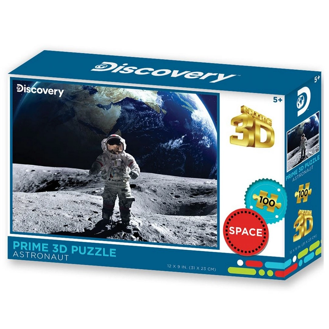 Prime 3D Discovery Ayda Astronot Puzzle 100 Parça
