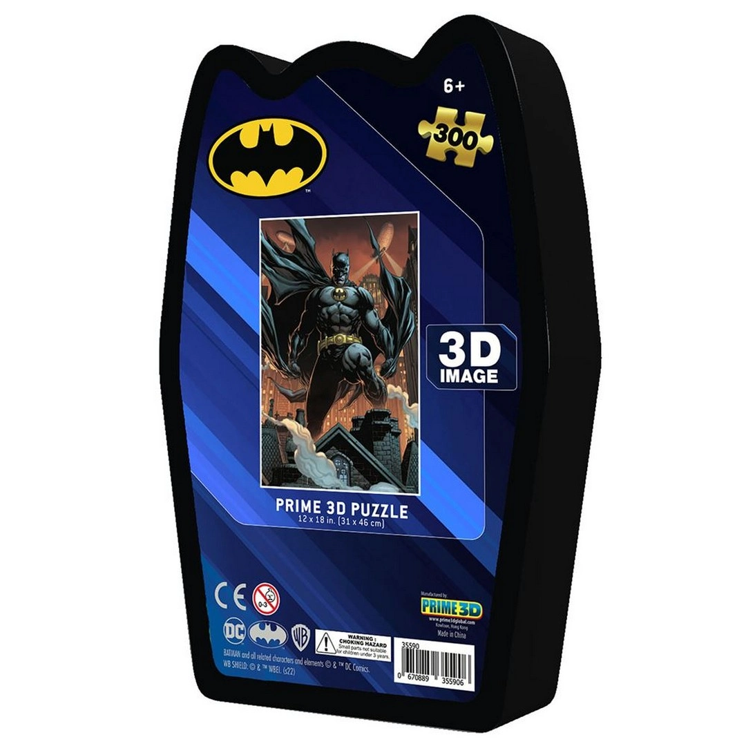 Prime 3D - Batman 300 Parça Puzzle 35590 - Metal Kutu