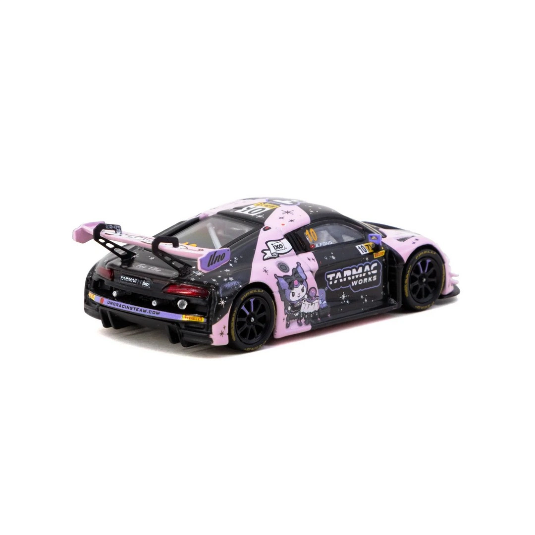 Tarmac Works 1/64 Audi R8 LMS GT3 evo II Macau GT Cup - FIA GT World Cup 2024 #10 with Tarmac Cards Combo Set