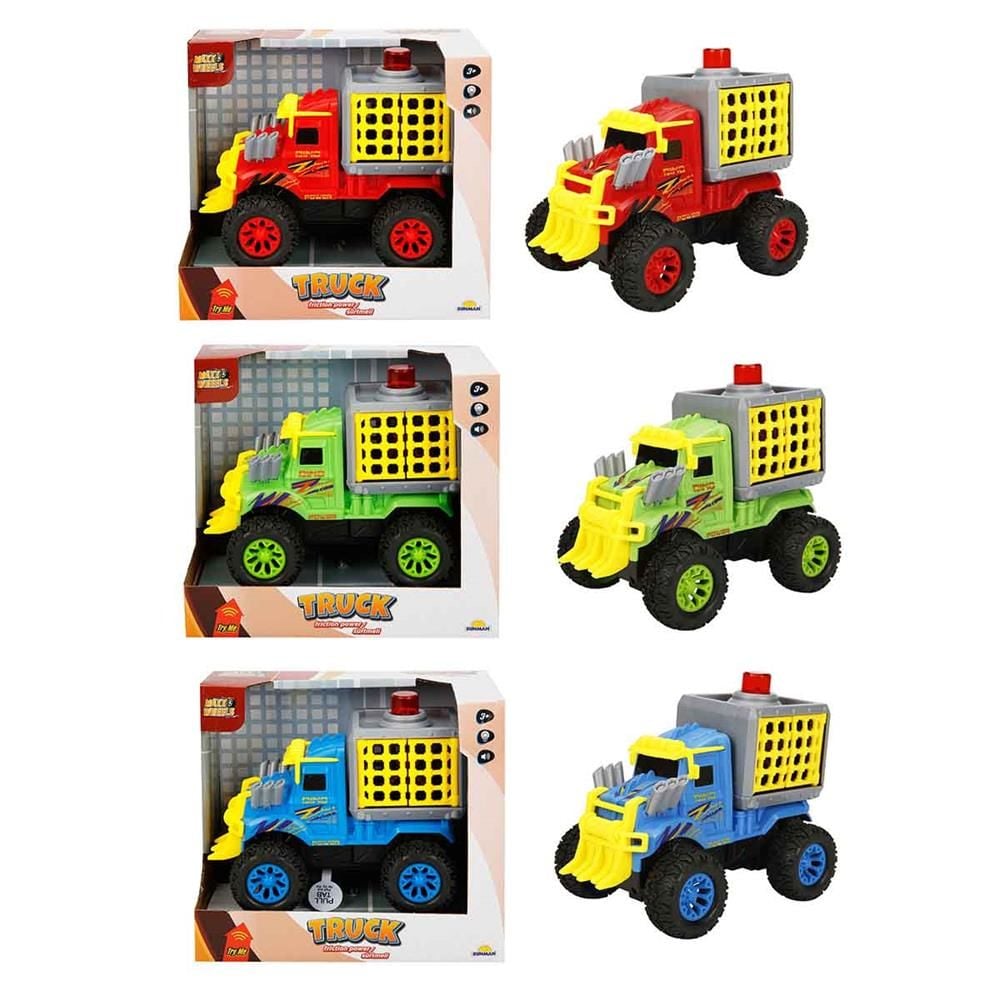 Maxx Wheels Sesli Ve Işıklı Canavar Dinozor Taşıma Kamyonu - 1 Adet Stokta Olan Gönderilir