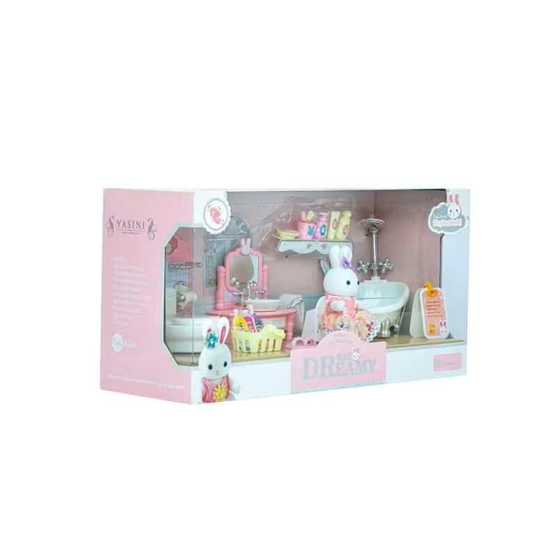 BY DREAMY MİNİ TAVŞAN BÜYÜK BANYO OYUN SETİ-MGA