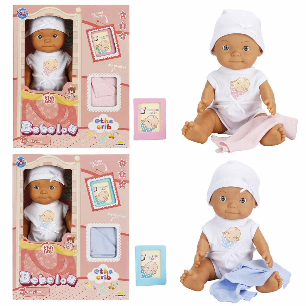 S01005683 BEB.SET BEBELOU THE CRIB.AĞL.30CM 2R-SUN