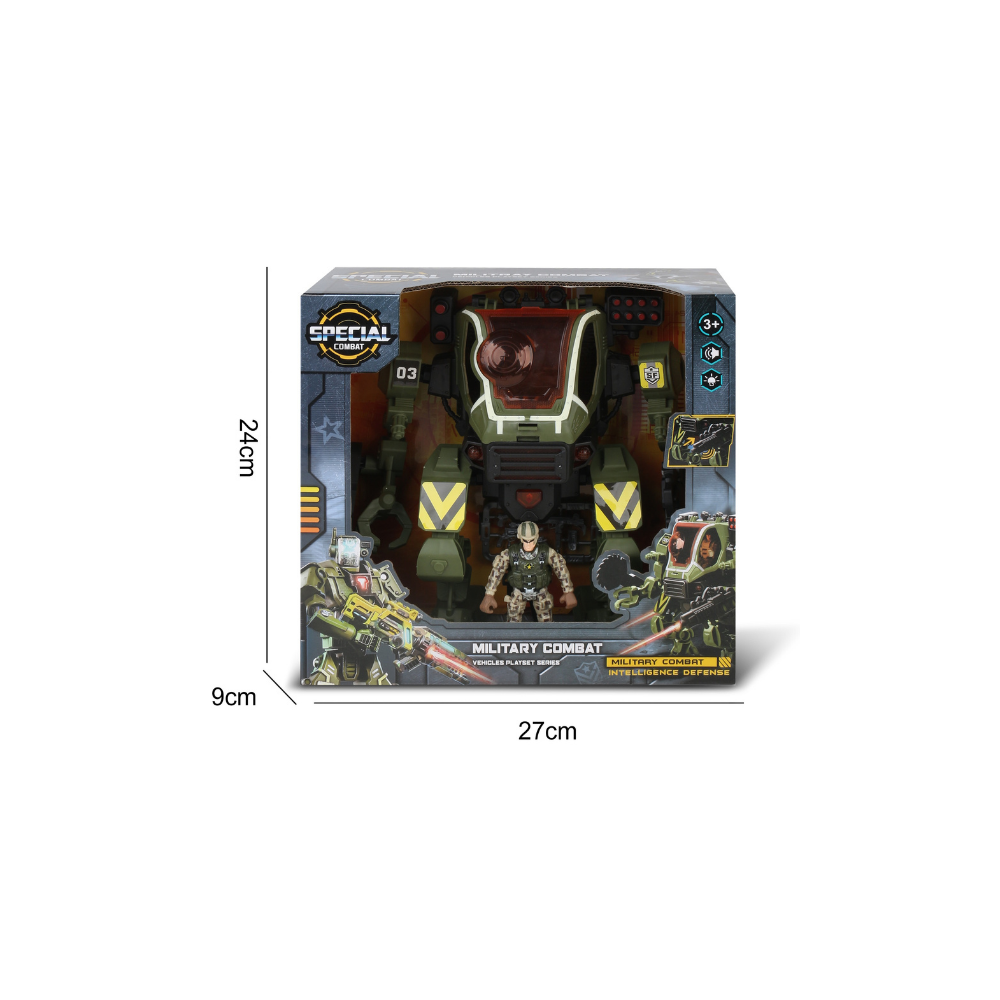 310960 ROBOWAR SESLİ ROBOT OYUN SETİ-MGA