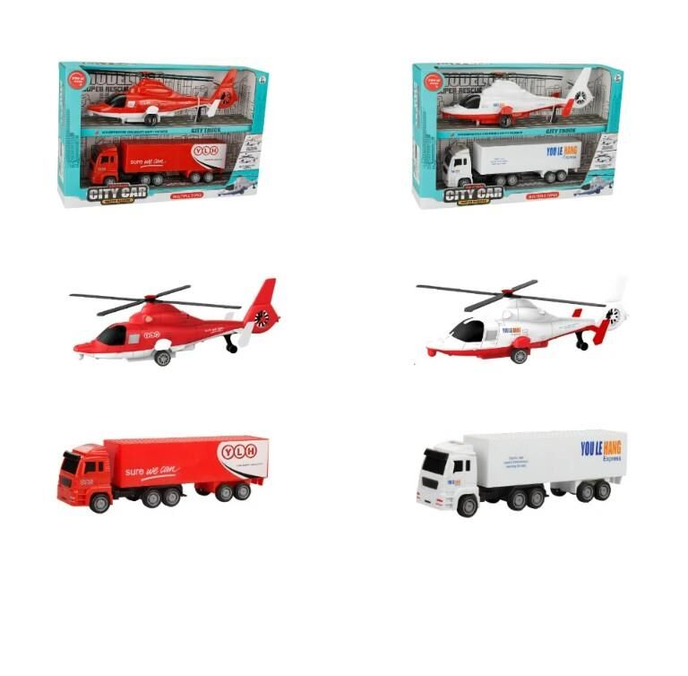 BIG251H1 CITY CAR HELİKOPTER/KAMYON 2 Lİ ARAÇ-MGA