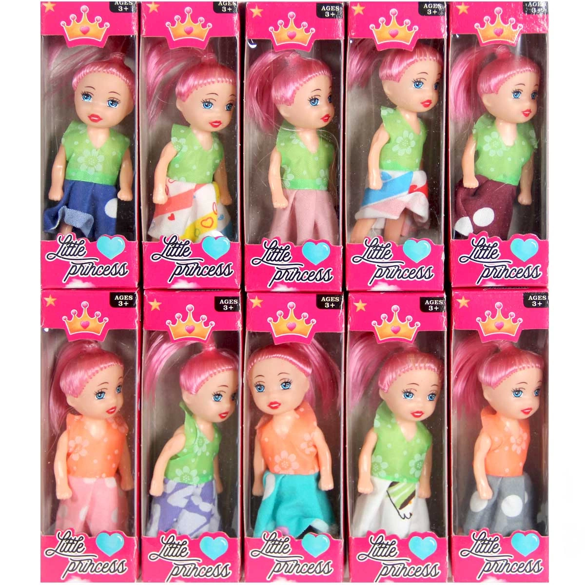 Anlily Küçük Prenses Mini Bebek - OYD-02420 - 1 Adet Stokta Olan Gönderilir