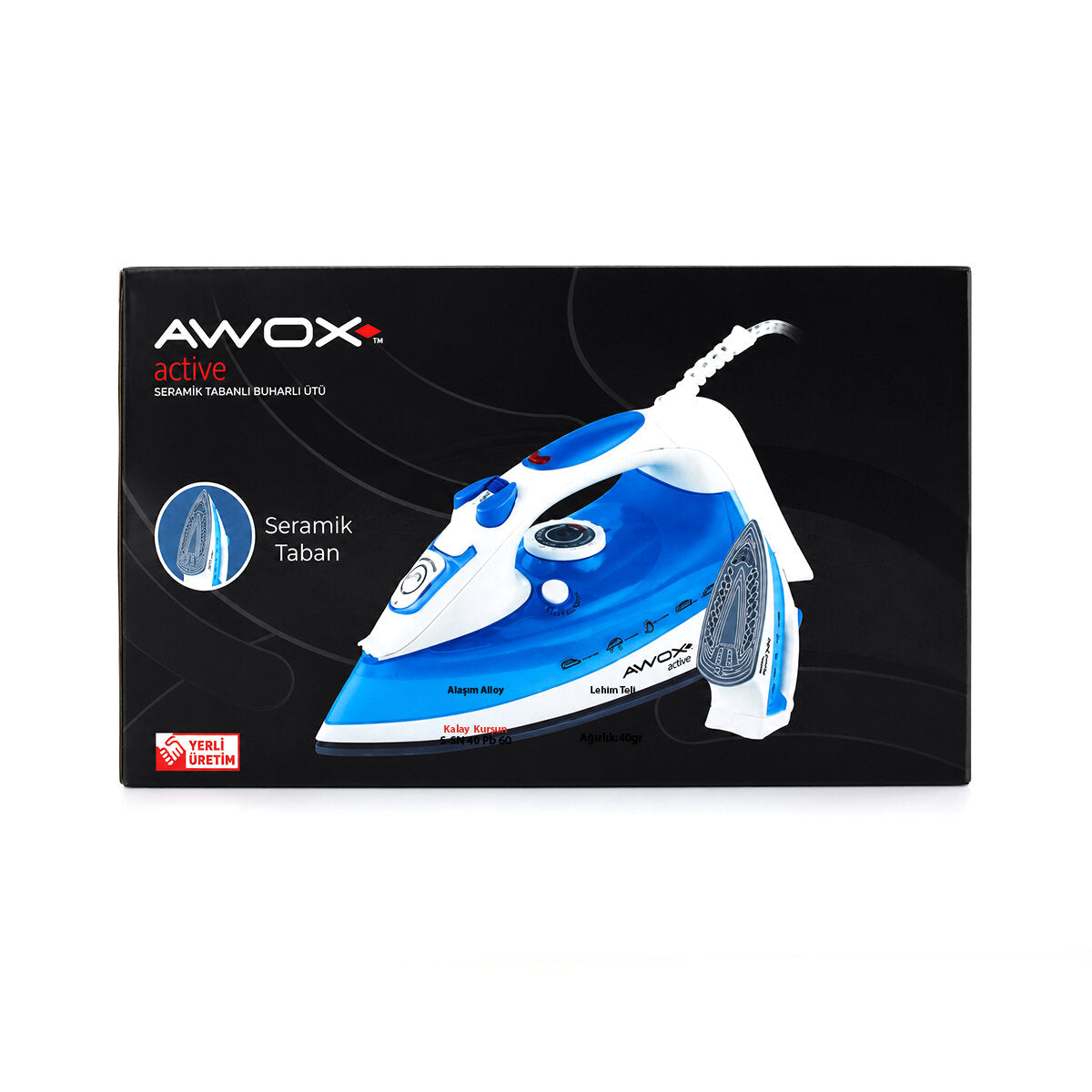 AWOX ACTİVE BUHARLI ÜTÜ 2600 WATT (4887)