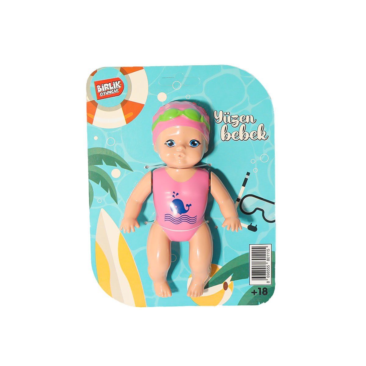 URT031-001 Kartela Yüzen Bebek