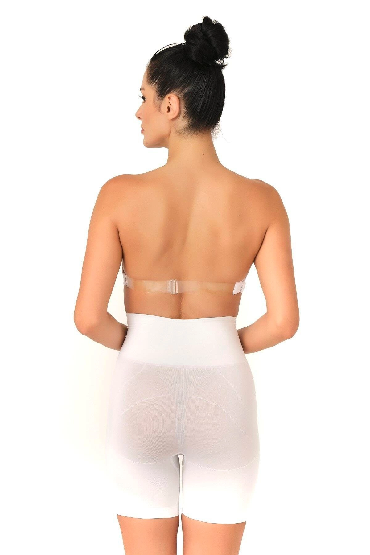 Düşük Bel Double Pantalon Korse - Beyaz - KLBN29330
