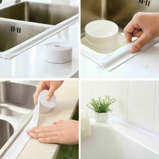 BEYAZ Su Sızdırmaz Lavabo Kenar Bandı (3.2m) (4887)