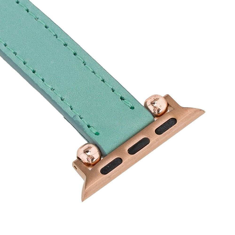 Apple Watch Uyumlu Deri Kordon 42-44-45mm Ferro BRN7