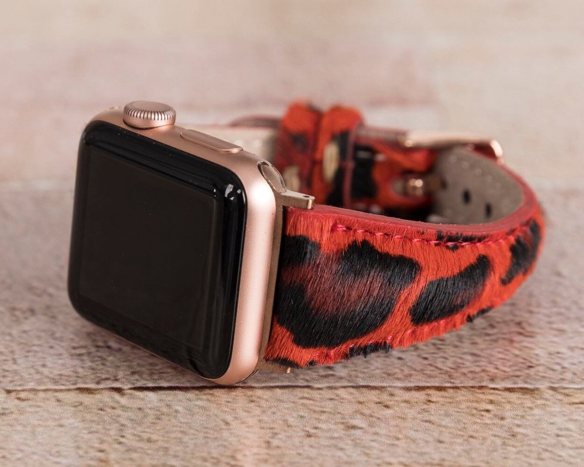 Apple Watch Uyumlu Deri Kordon 42-44-45mm Slim LEO55N