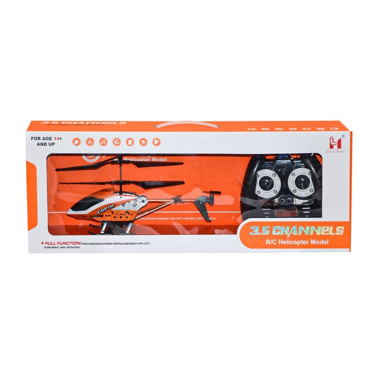 LH-1204 Kumandalı 3.5 Kanal Helikopter - Stokta Olan Renk Gönderilir
