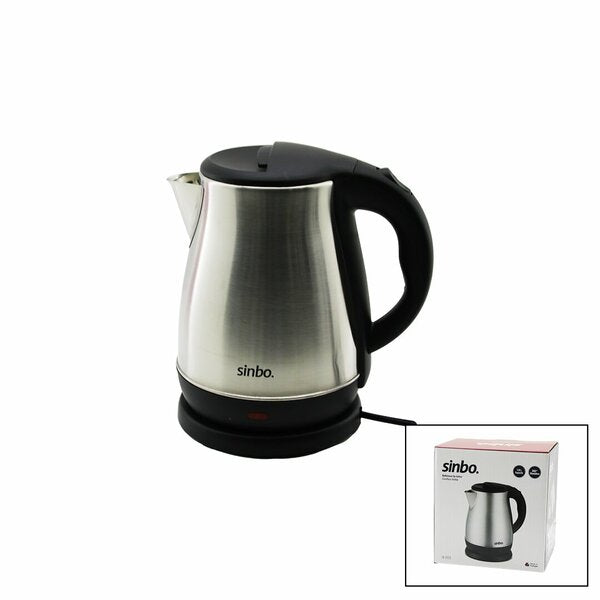 ÇELİK KETTLE SU ISITICISI KABLOSUZ KULLANIM 1.8LT 360° DÖNEBİLME OTOMATİK KAPANMA SK-8028 (4887)