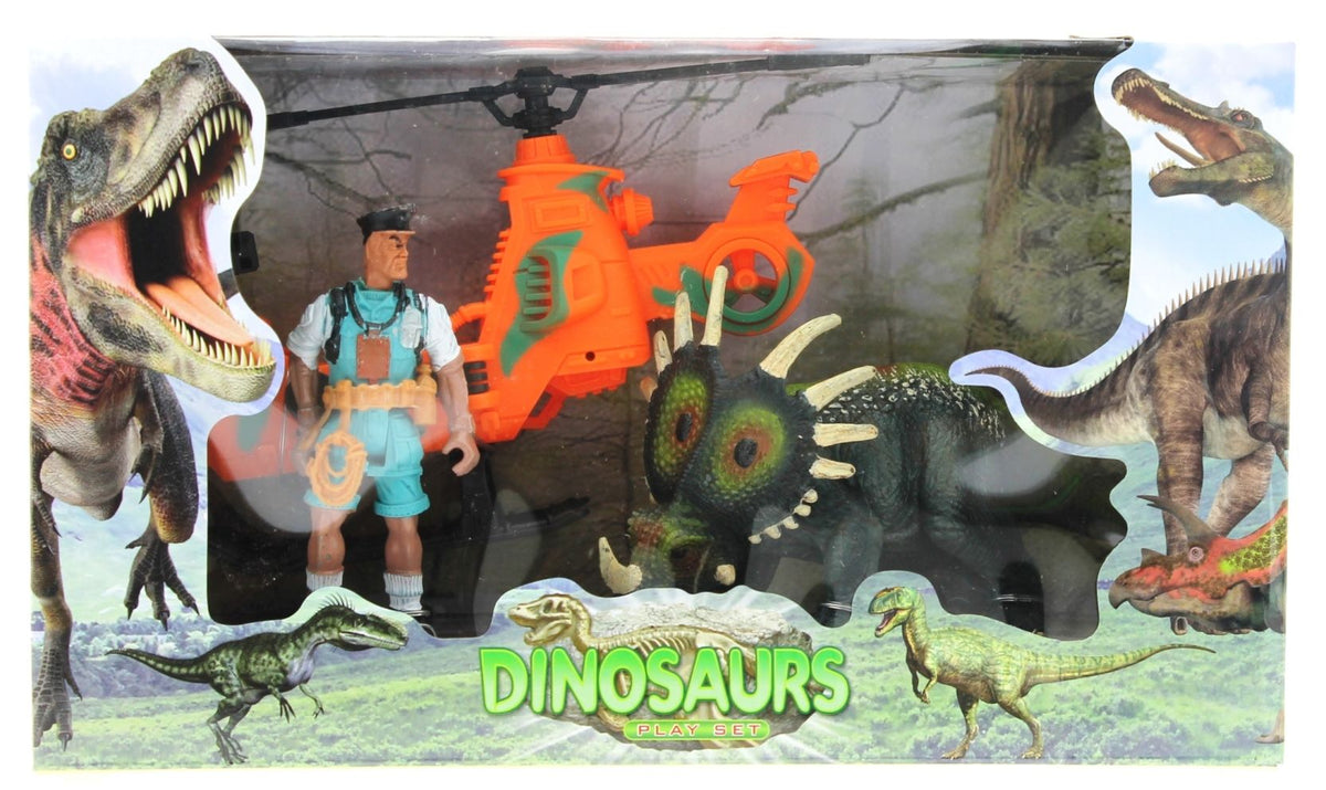 Dinozor Avcısı Tiriceratops Oyun Seti