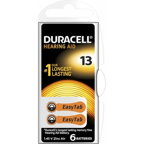 DURACELL 13 İŞİTME CİHAZI KULAK PİLİ 6 PARÇA KUTU (4887)