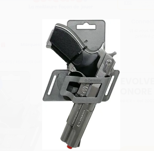 Gonher 8'li Gümüş Metal Polis Koleksiyon Tabancası