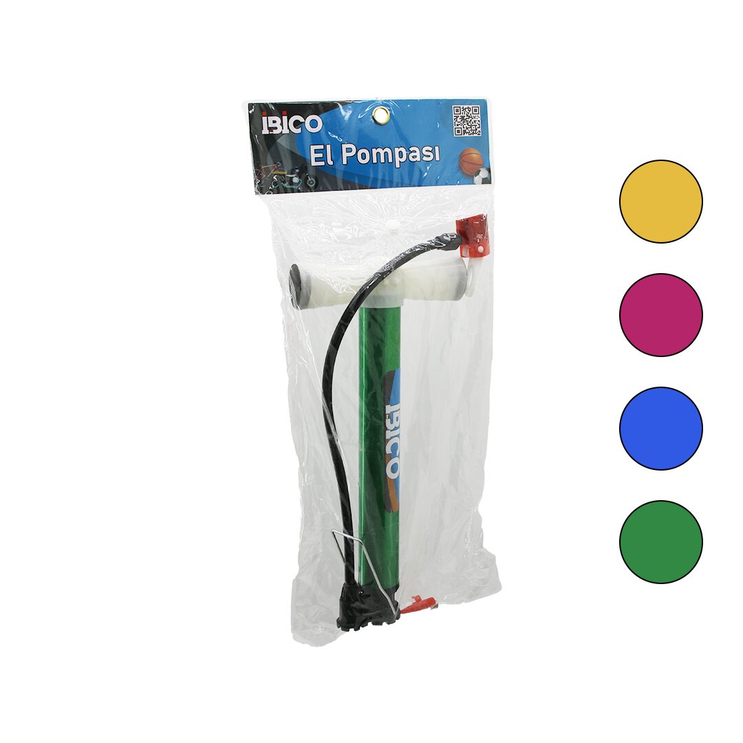 İRAN EL POMPASI METAL GÖVDE PLASTİK KOL - ALTLIK 30CM TOP - BİSİKLET - MOTOR (4887)