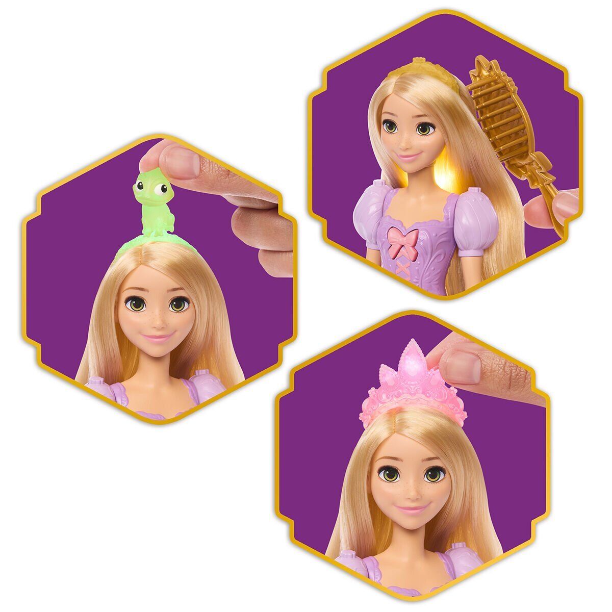 JHL46 Disney Prenses Sihirli Saçlı Rapunzel