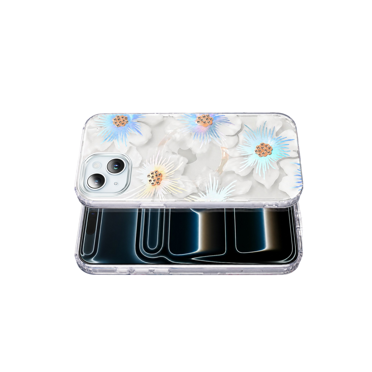 Onegif Apple iPhone 14 Desina Magsafe Kapak - Desen 2