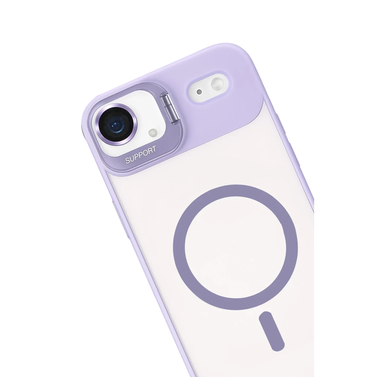Joko Apple iPhone 17 Air Remim Lensli Magsafe Standlı Kapak - Lila