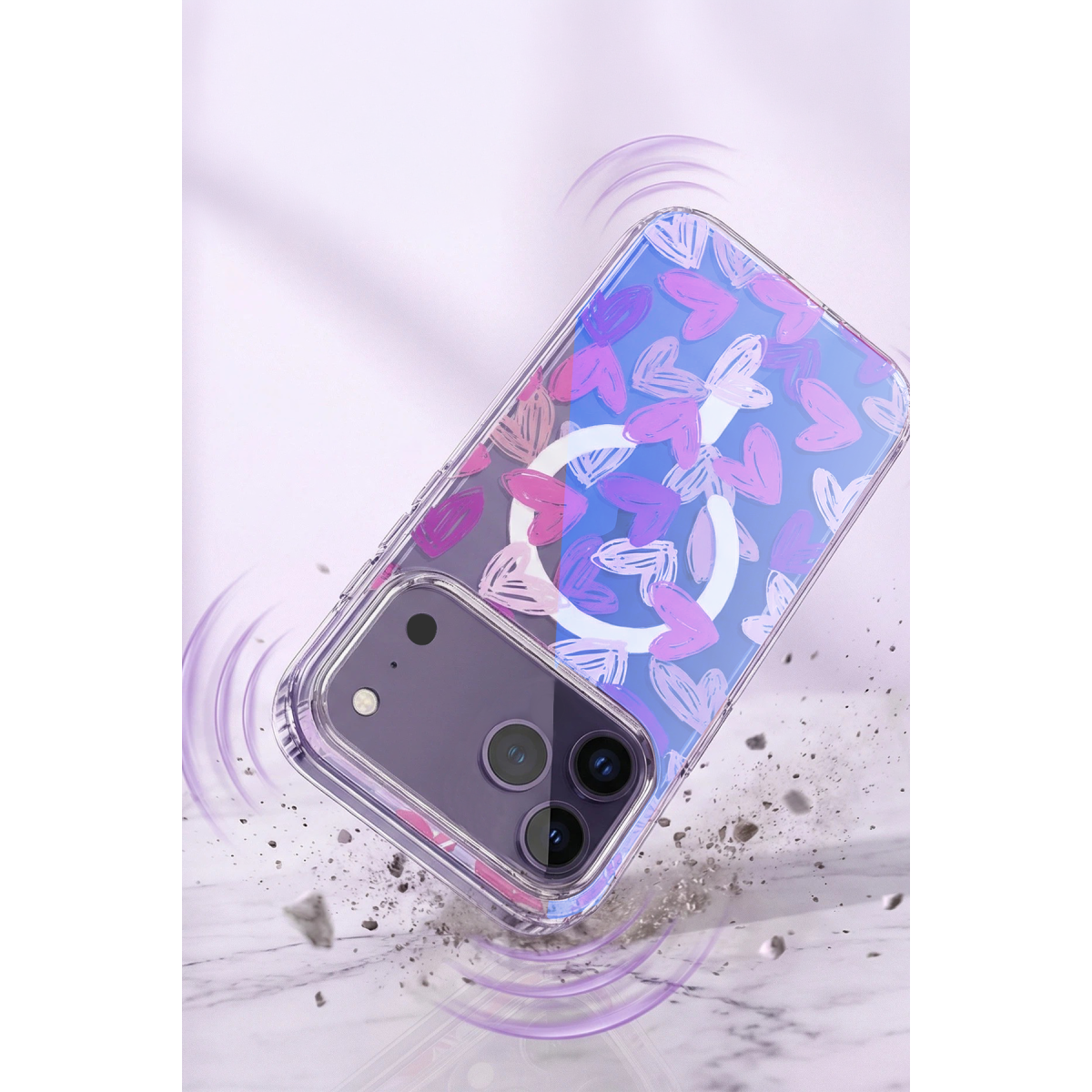 Onegif Apple iPhone 17 Pro Max Desina Magsafe Kapak - Desen 6