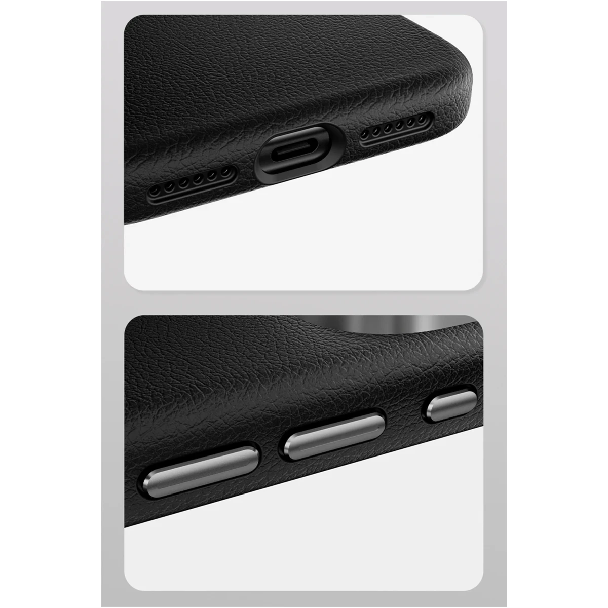Joko Apple iPhone 17 Pro Max Wonder Deri Magsafe Kapak - Siyah