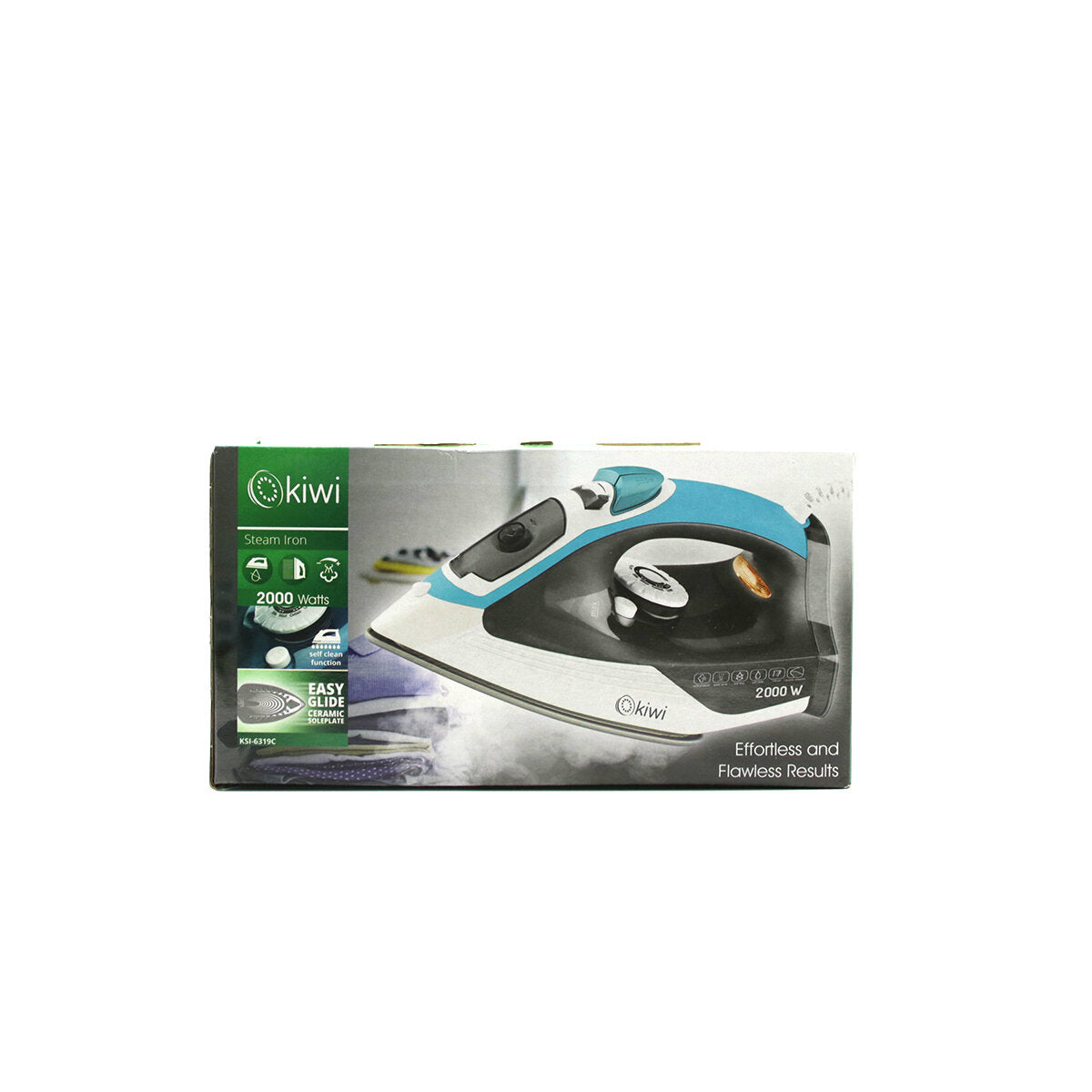 KİWİ KSI-6319C BUHARLI ÜTÜ SERAMİK PLAKA 2000W (4887)