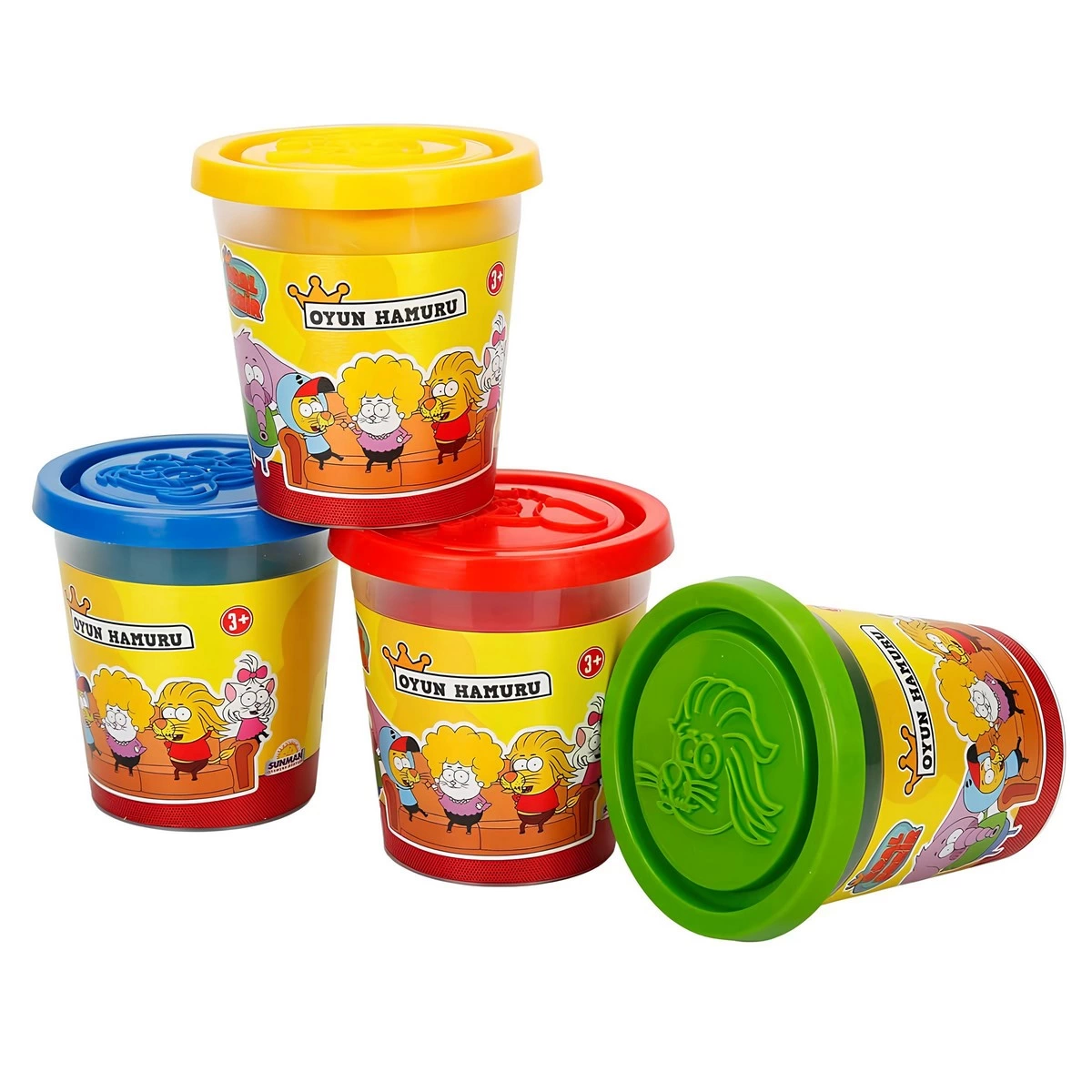 Kral Şakir 4'lü Oyun Hamuru 560 gr S01002473