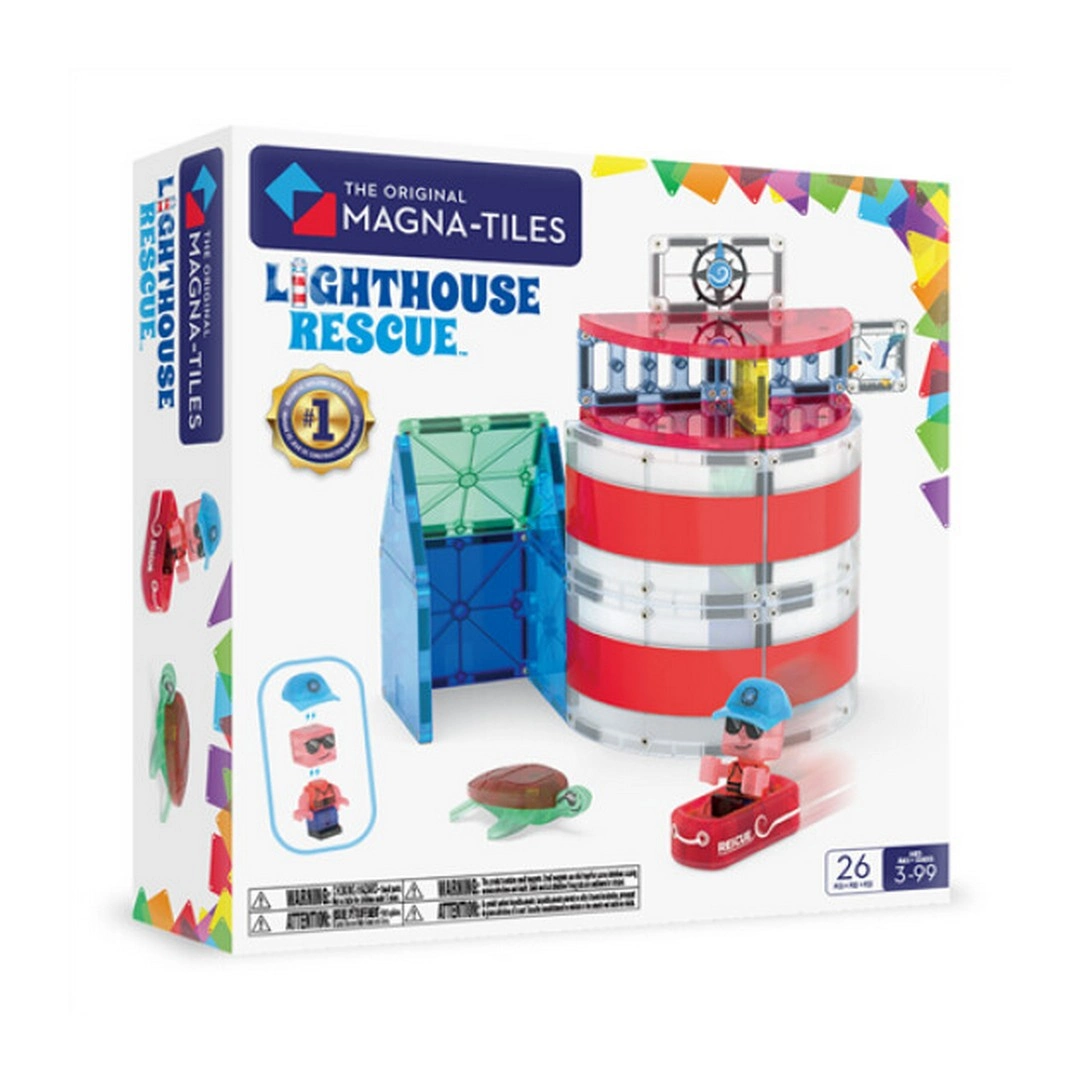 Magna Tiles Deniz Lighthouse Rescue Manyetik Bloklar 25 Parça