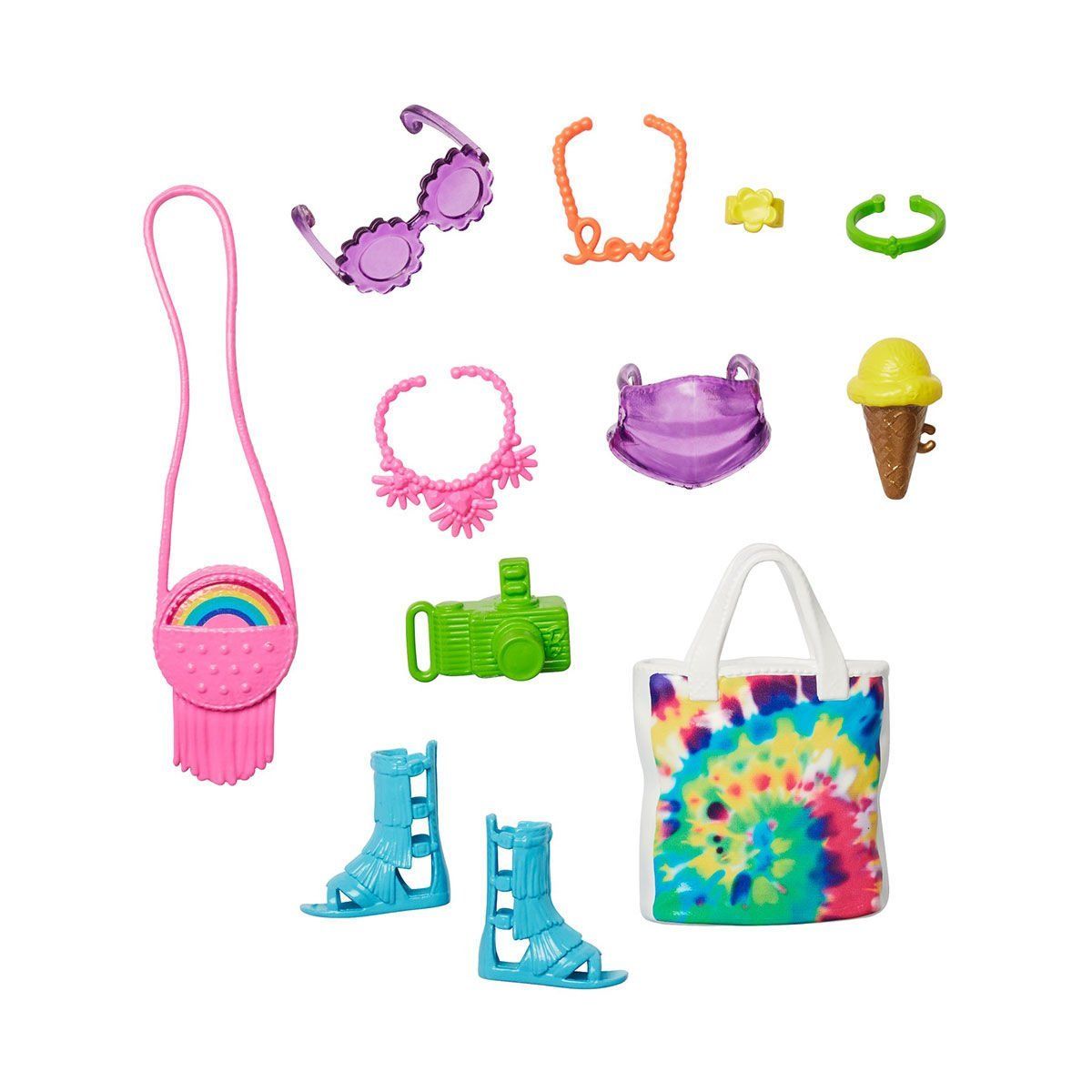 GWD98 Barbie'nin Moda Aksesuarları Paketleri - Stokta Olan Gönderilir