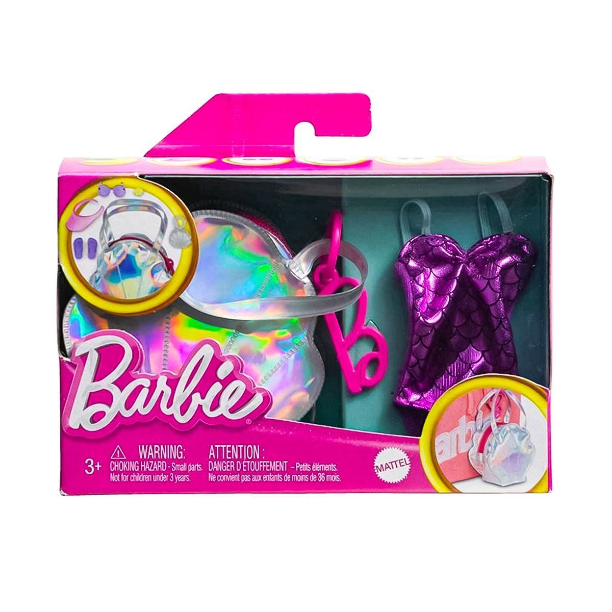 HJT42 Barbie'nin Mini Çanta Aksesuarları - Stokta Olan Gönderilir