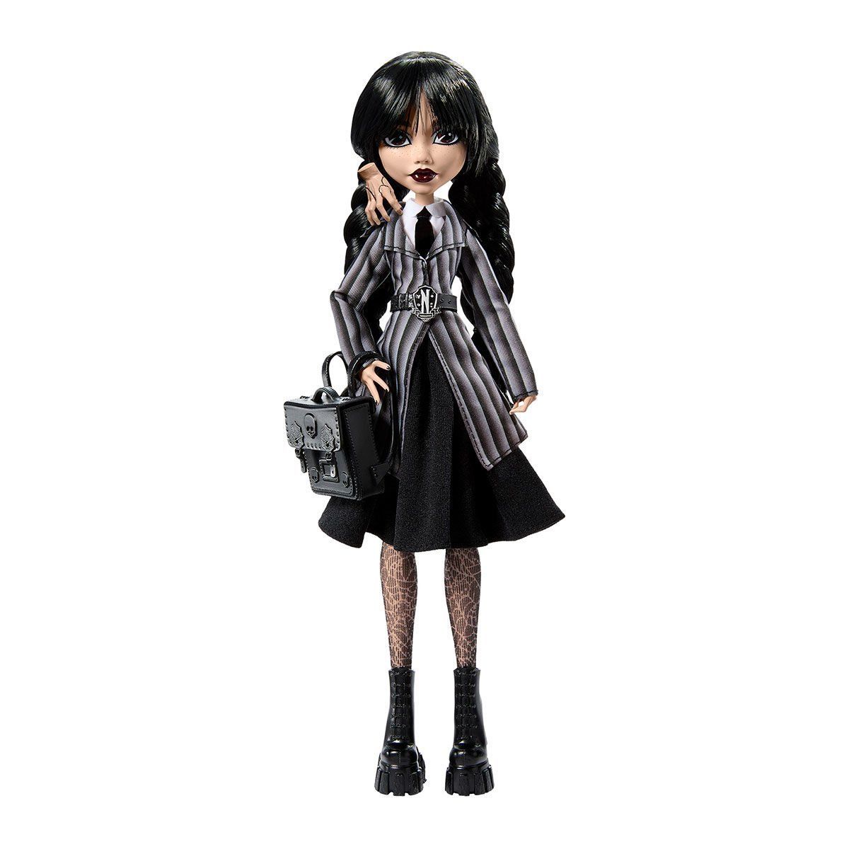 HXJ04 Monster High Wednesday Okul Üniformalı Bebek