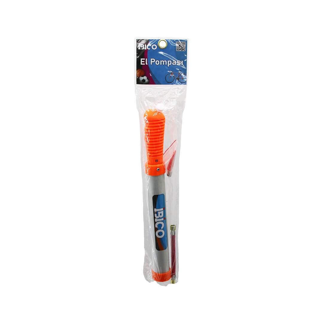 MİNİ EL POMPASI BİSİKLET - TOP 29.5CM METAL ÇUBUK - PLS.GÖVDE - SAP POMPA HORTUM - TOP İĞNE - UÇ (4887)
