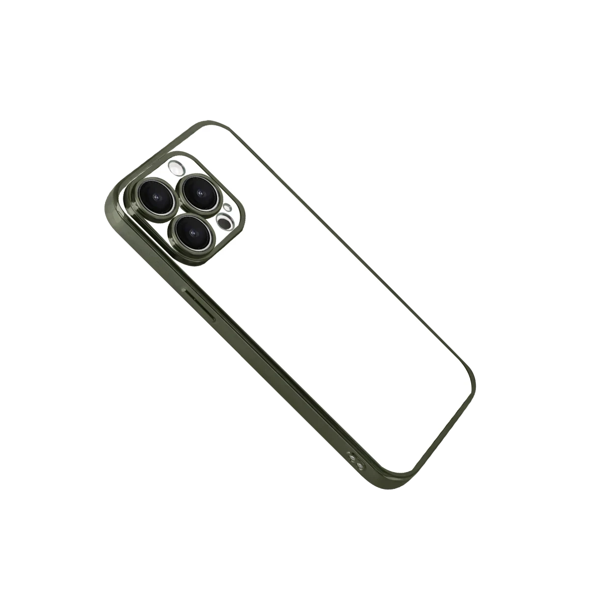 Apple iPhone 15 Pro Max Razer Lensli Silikon - Yeşil
