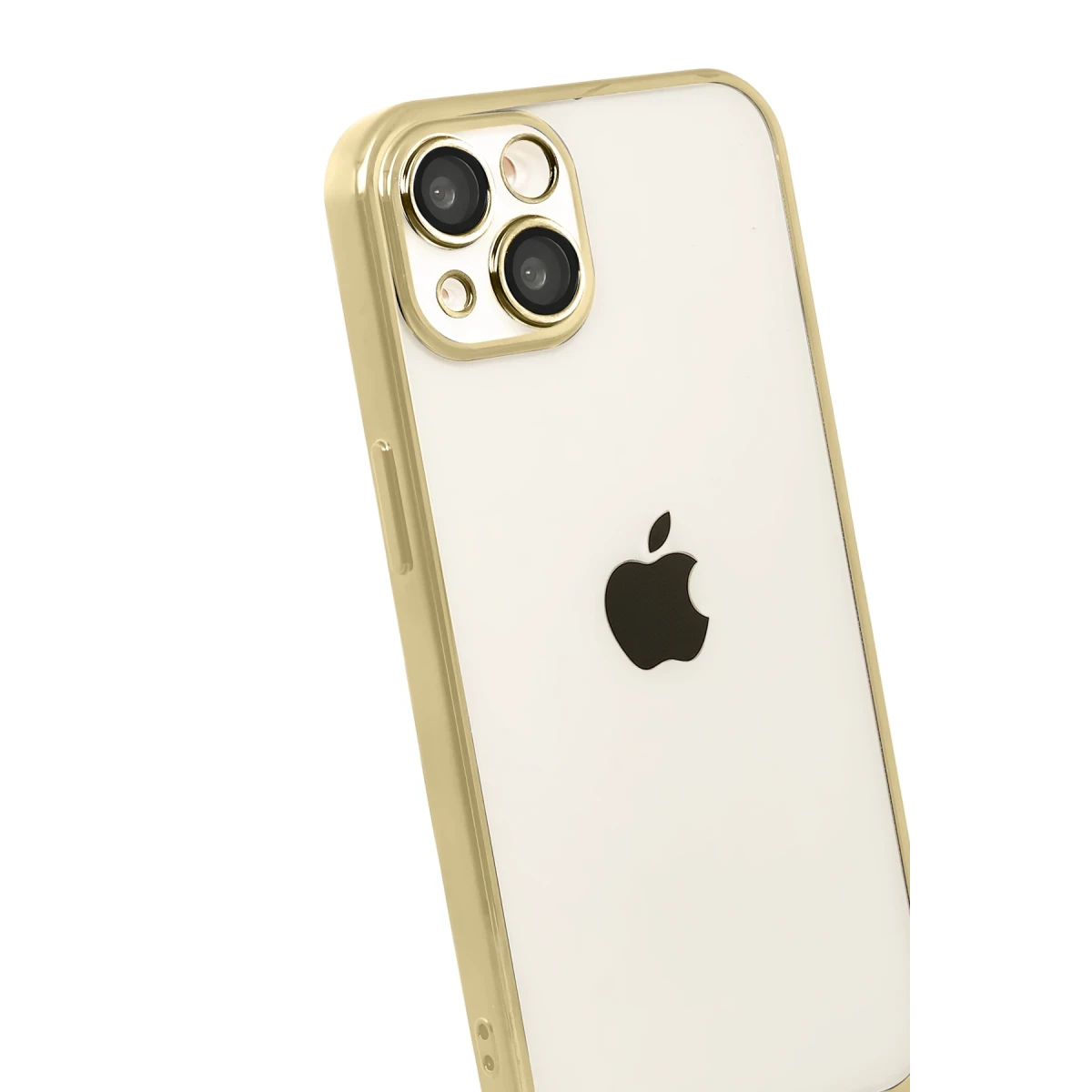 Apple iPhone 15 Razer Lensli Silikon - Gold