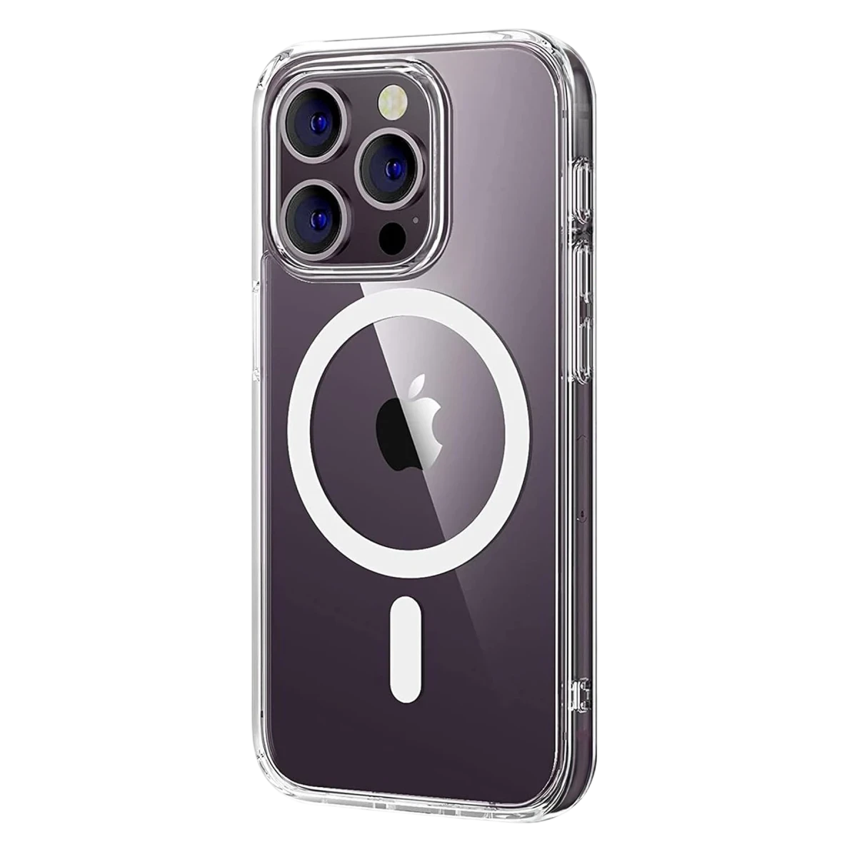 Apple iPhone 16 Pro Max Combo Sert Şeffaf Magsafe Kapak - Şeffaf