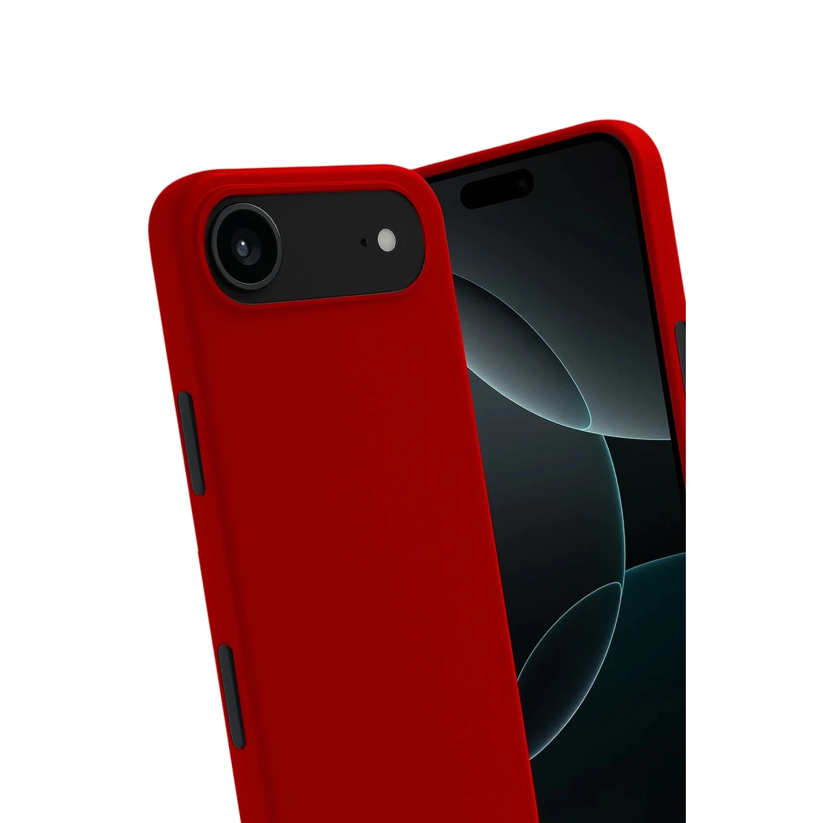 Apple iPhone 17 Air First Silikon - Kırmızı