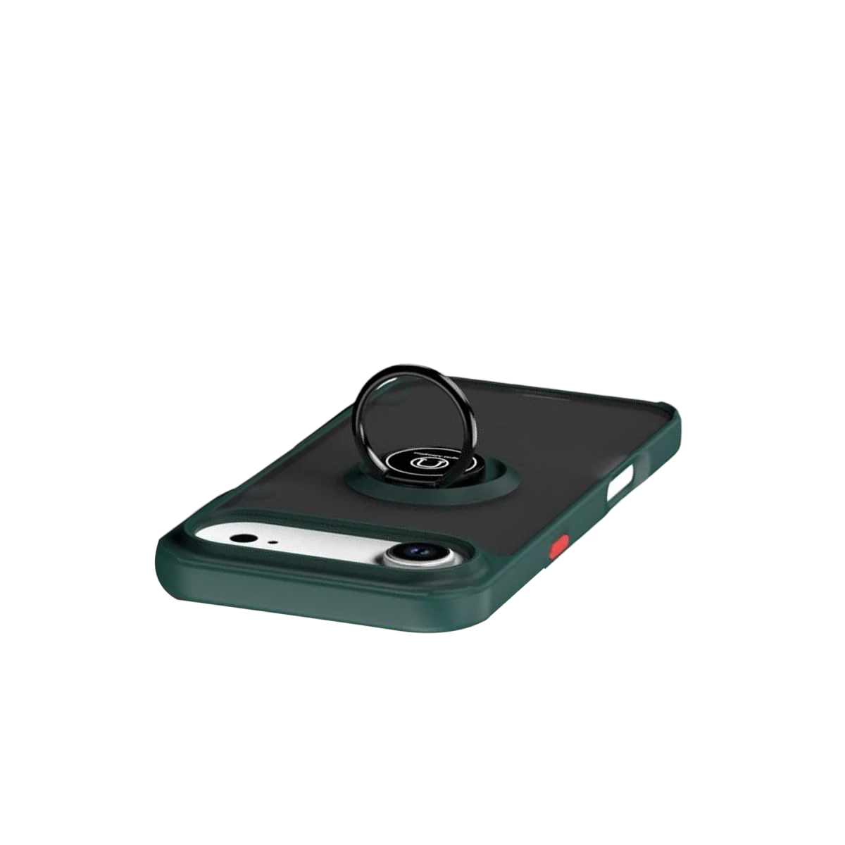 Apple iPhone 17 Air Montreal Yüzüklü Silikon Kapak - Yeşil