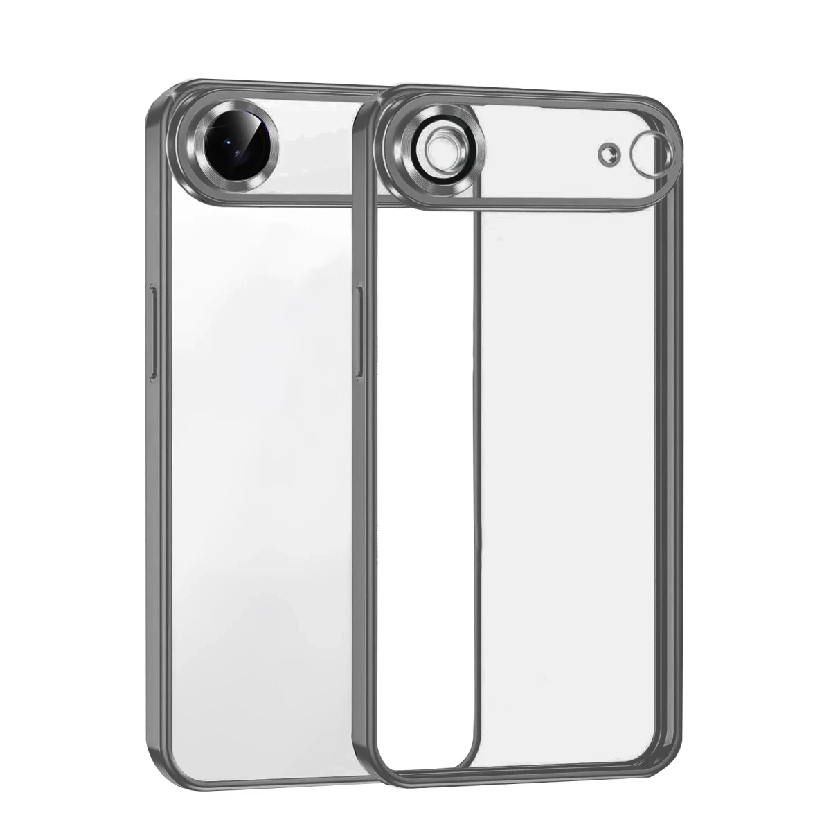 Apple iPhone 17 Air Razer Lensli Silikon - Titan Gri