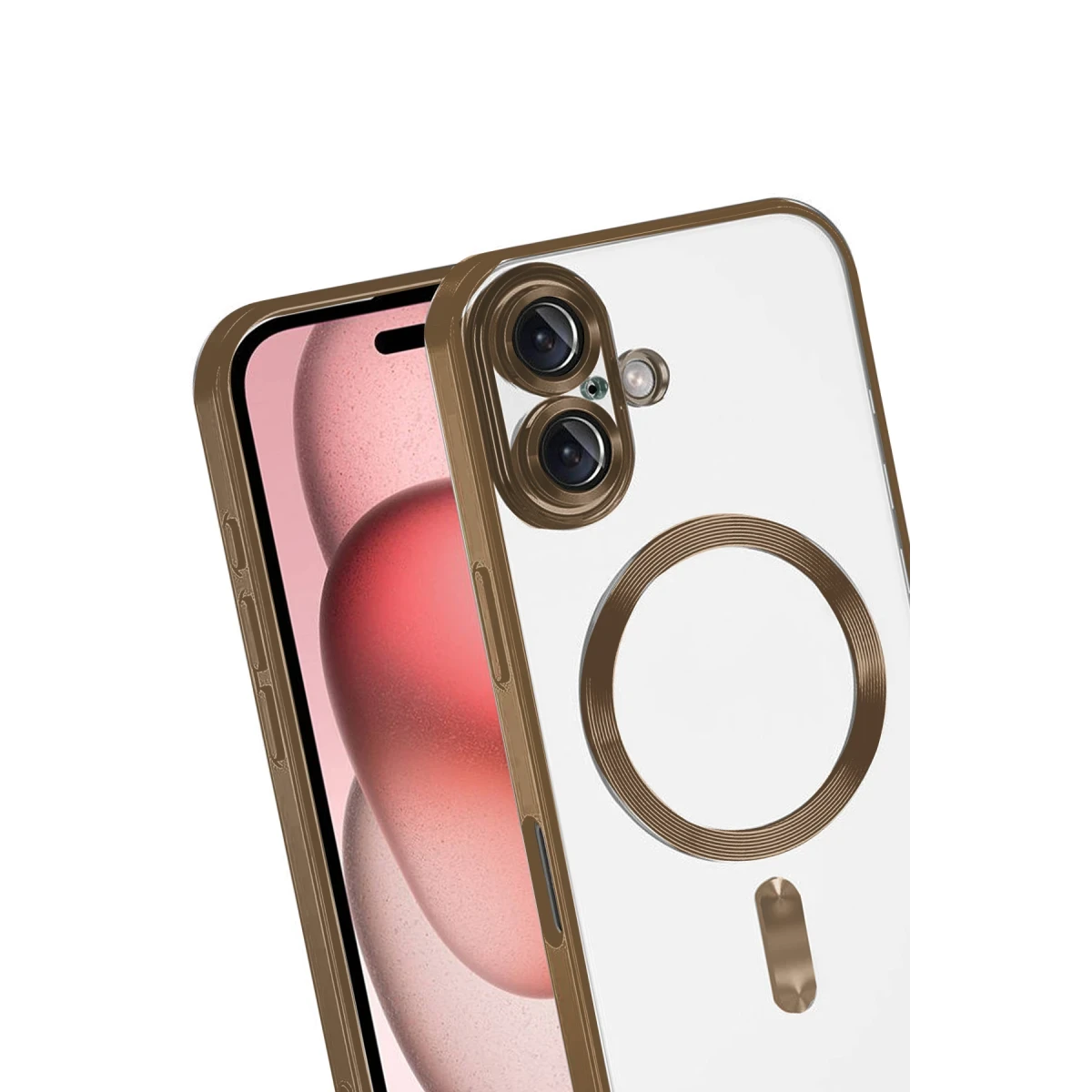 Apple iPhone 17 Kross Magneticsafe Kapak - Çöl Titanyum