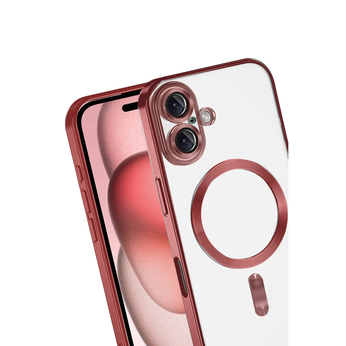 Apple iPhone 17 Kross Magneticsafe Kapak - Kırmızı