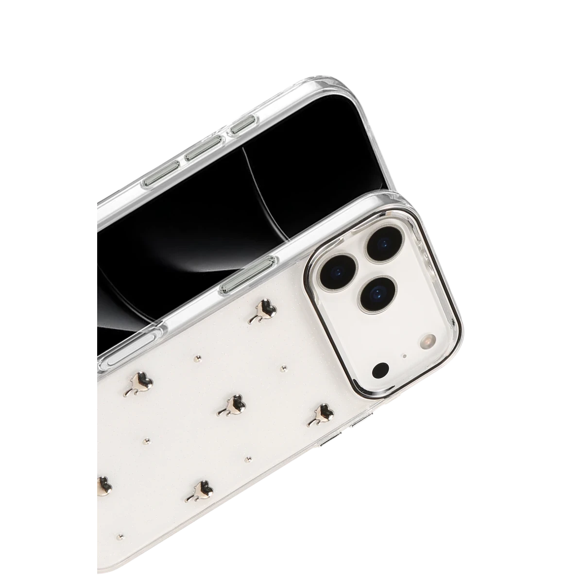 Apple iPhone 17 Pro Fiyonk Desenli Kapak - Desen 1