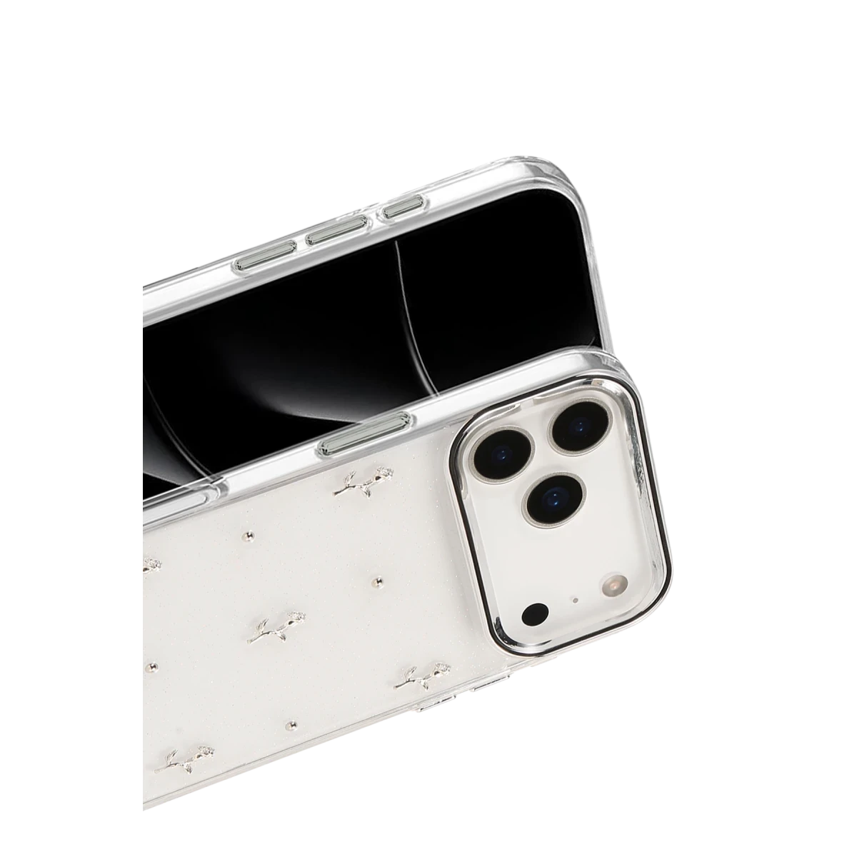 Apple iPhone 17 Pro Fiyonk Desenli Kapak - Desen 4