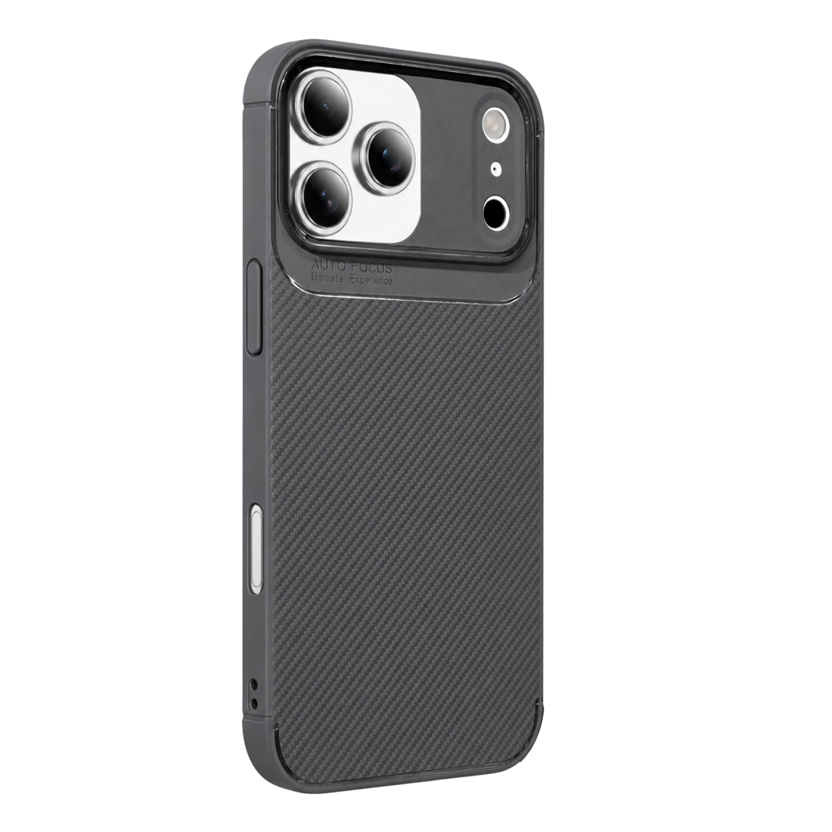 Apple iPhone 17 Pro Max Auto Focus Karbon Kapak - Gri